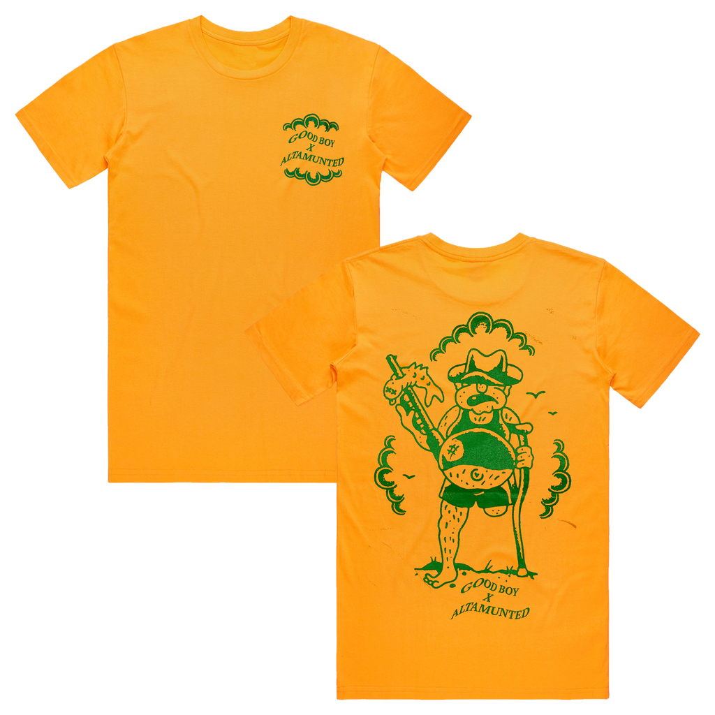 Altamunted x Good Boy Fishing with a Shotgun Tee (Yellow) Hoodie, Sweatshirt | CoreVibeTees.com