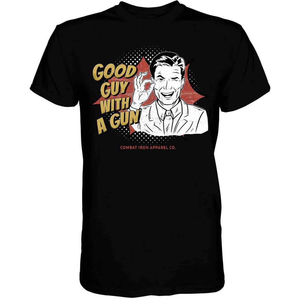 Good Guy With A Gun Comic Men's T-Shirt Hoodie, Sweatshirt | CoreVibeTees.com (Image 2)