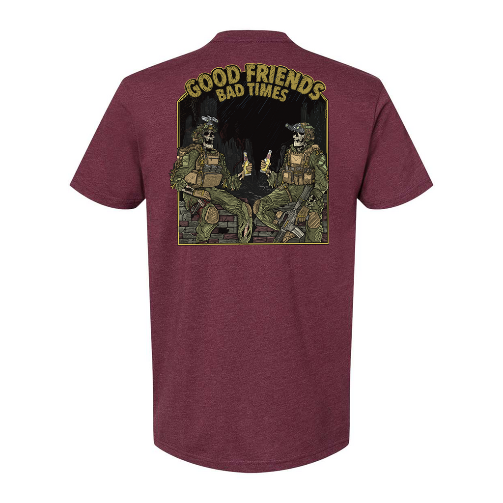 Good Friends Tee Hoodie, Sweatshirt | CoreVibeTees.com (Image 2)