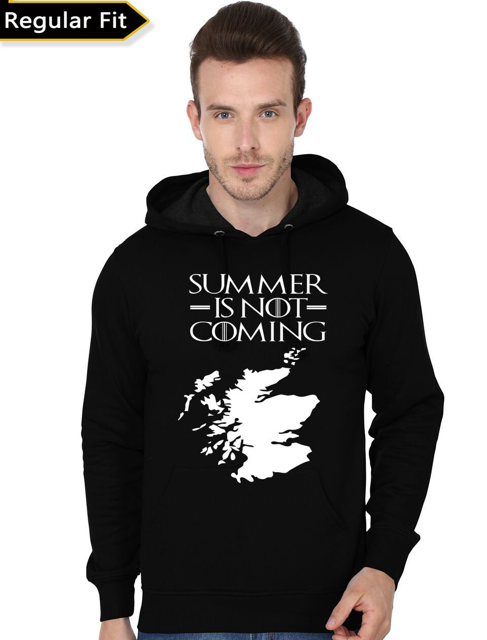 â€œSummer is NOT comingâ€ Black Hoodie T-Shirts, Sweatshirt | CoreVibeTees.com