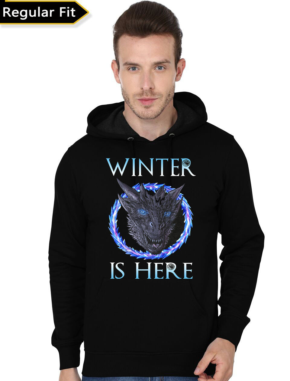 Winter Is Here Black Hoodie T-Shirts, Sweatshirt | CoreVibeTees.com