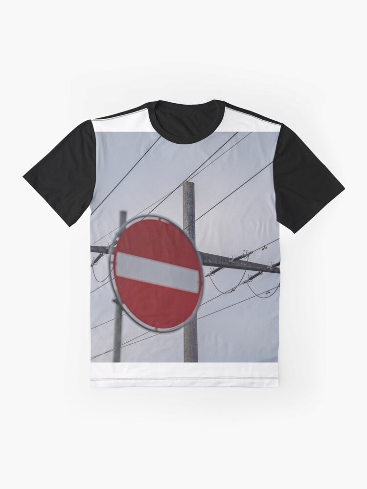 one-way street electricity Graphic T-Shirt Hoodie, Sweatshirt | CoreVibeTees.com (Image 4)