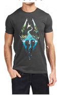 Skyrim Charcoal Grey T-Shirt Hoodie, Sweatshirt | CoreVibeTees.com