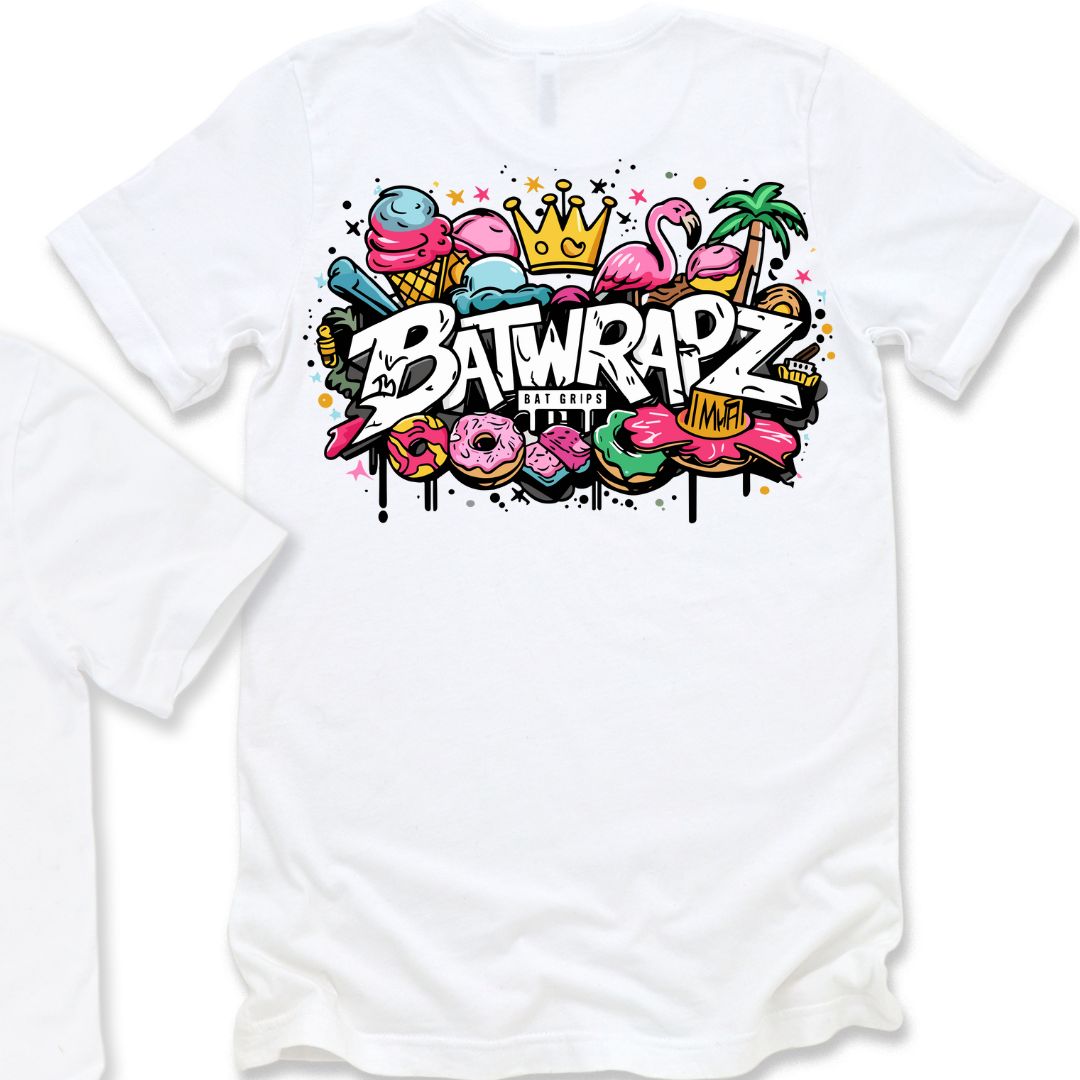 BatWrapz Bat Grips Graffiti Youth T-Shirt Hoodie, Sweatshirt | CoreVibeTees.com (Image 2)