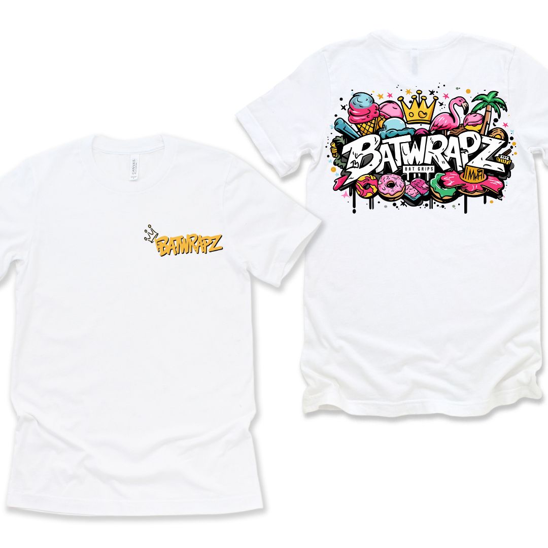 BatWrapz Bat Grips Graffiti Youth T-Shirt Hoodie, Sweatshirt | CoreVibeTees.com (Image 1)
