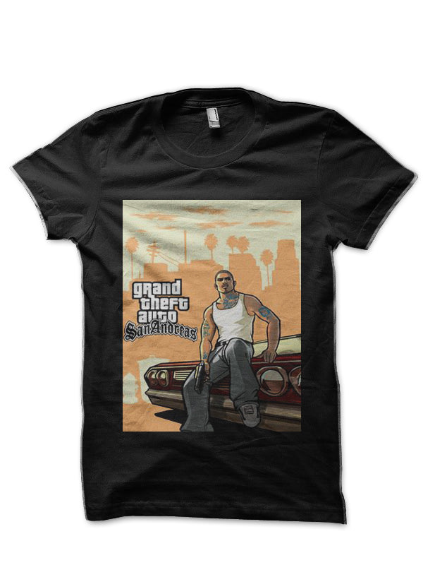 Grand Theft Auto San Andreas T-Shirt Style002 Hoodie, Sweatshirt | CoreVibeTees.com
