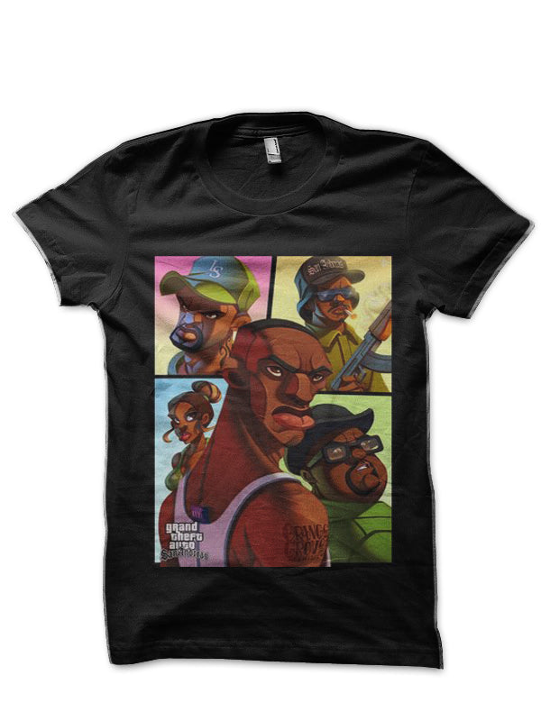 Grand Theft Auto San Andreas T-Shirt Style003 Hoodie, Sweatshirt | CoreVibeTees.com