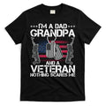 Grandpa Veteran Nothing Scares Me T-Shirt Hoodie, Sweatshirt | CoreVibeTees.com
