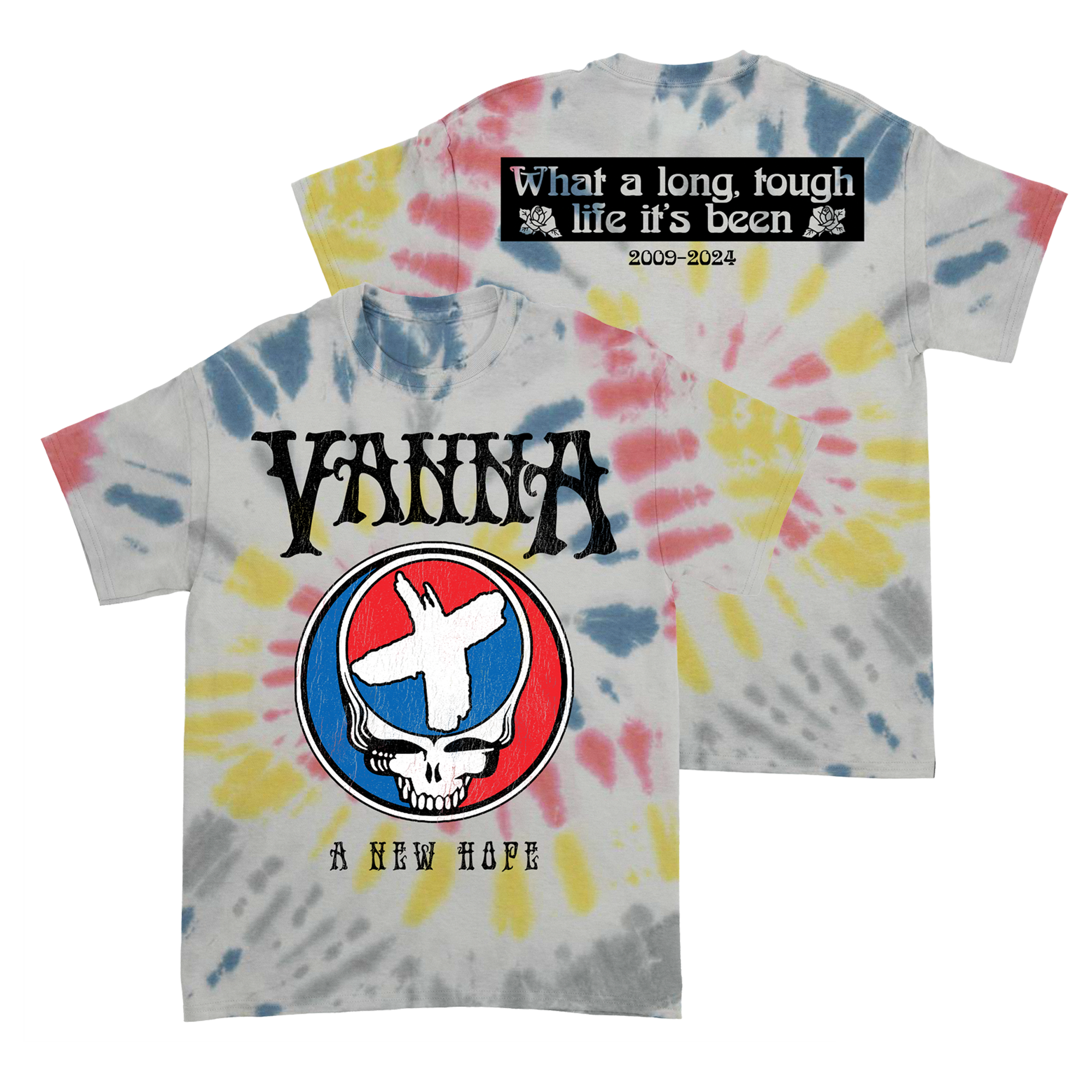 Vanna - Grateful Dead Tie Dye Tee Hoodie, Sweatshirt | CoreVibeTees.com (Image 1)