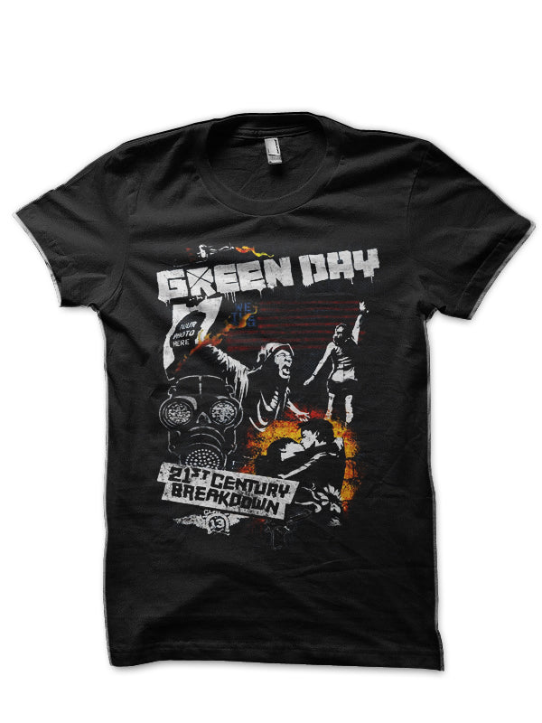 Green Day Half Sleeve Black T-Shirt Style001 Hoodie, Sweatshirt | CoreVibeTees.com
