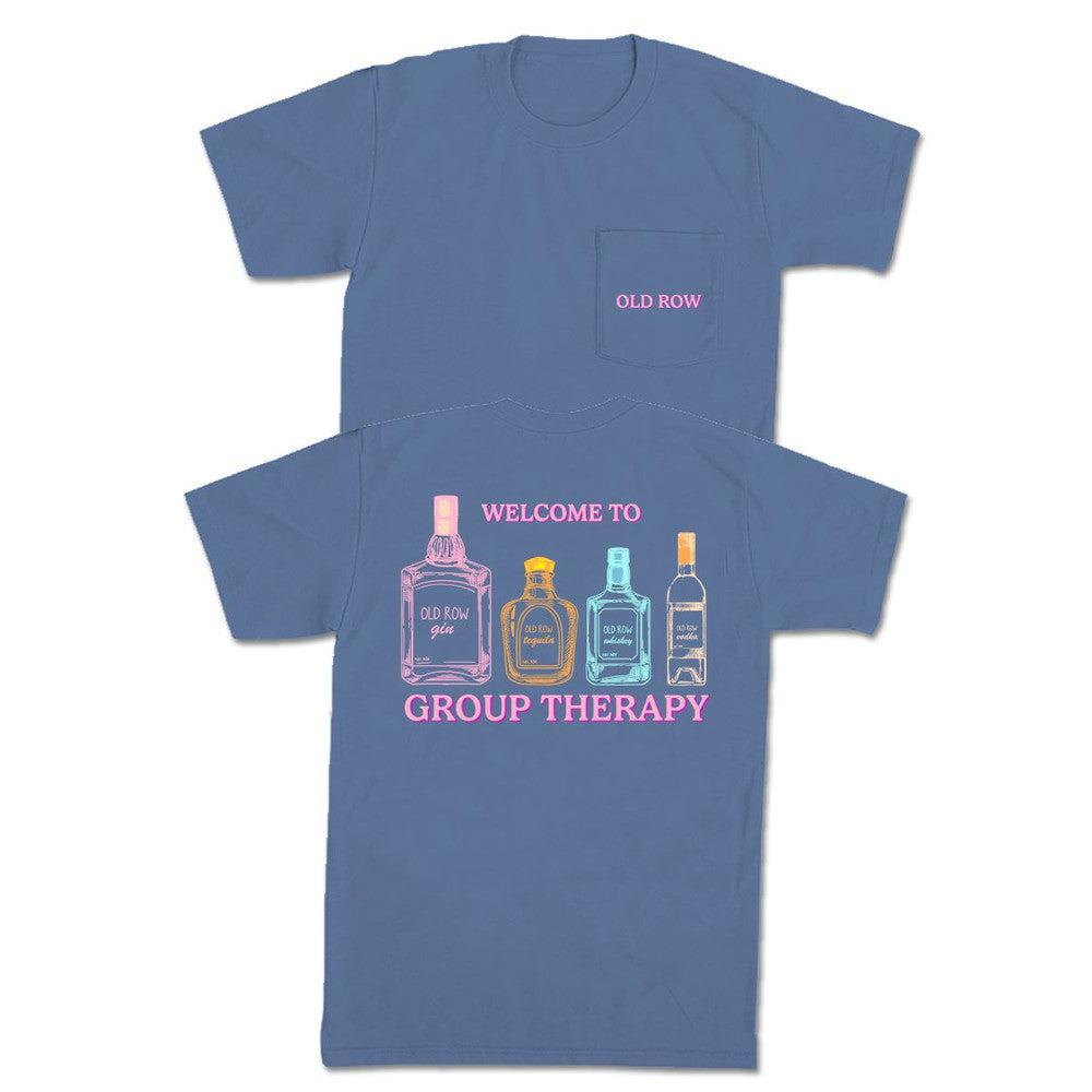 Group Therapy Pocket Tee Hoodie, Sweatshirt | CoreVibeTees.com (Image 1)