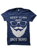 Keep Calm And Grow Beard T-Shirt Hoodie, Sweatshirt | CoreVibeTees.com