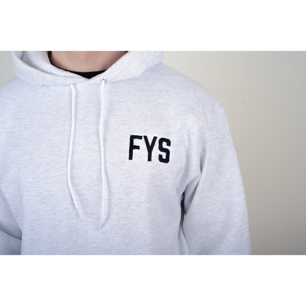 Four Year Strong - Embroidered Logo Hoodie (Ash Gray) T-Shirts, Sweatshirt | CoreVibeTees.com (Image 2)