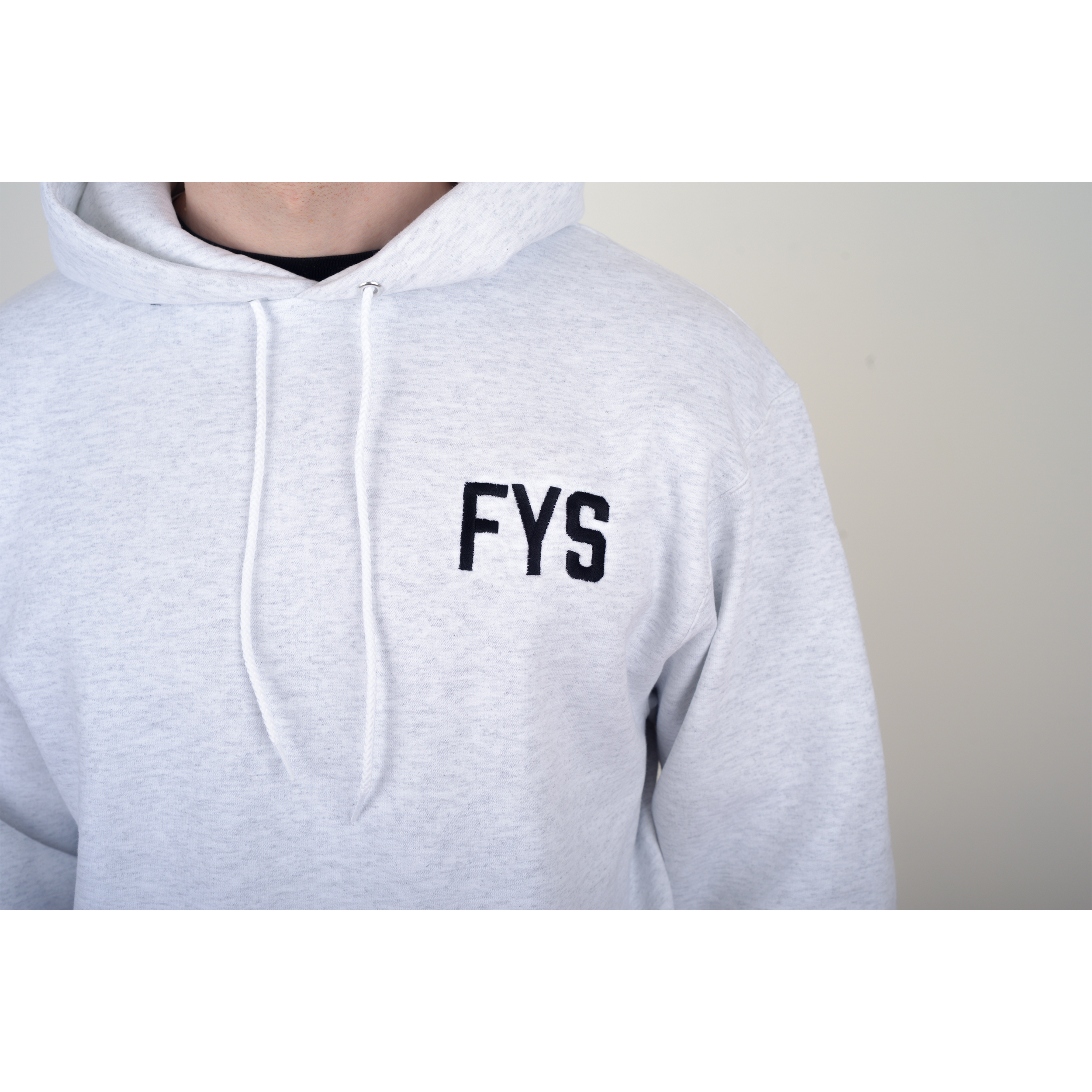 Four Year Strong - Embroidered Logo Hoodie (Ash Gray) T-Shirts, Sweatshirt | CoreVibeTees.com (Image 2)