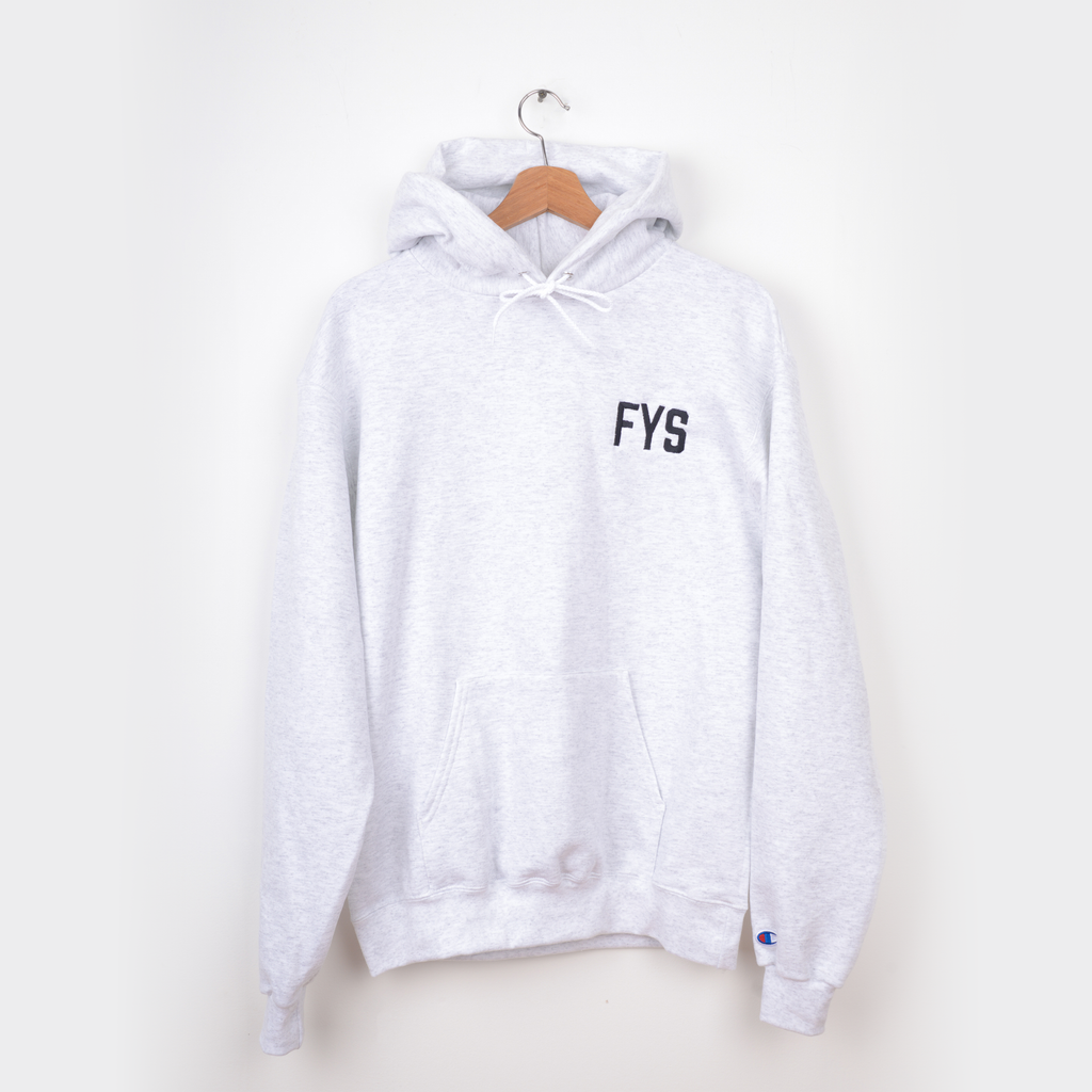 Four Year Strong - Embroidered Logo Hoodie (Ash Gray) T-Shirts, Sweatshirt | CoreVibeTees.com (Image 3)