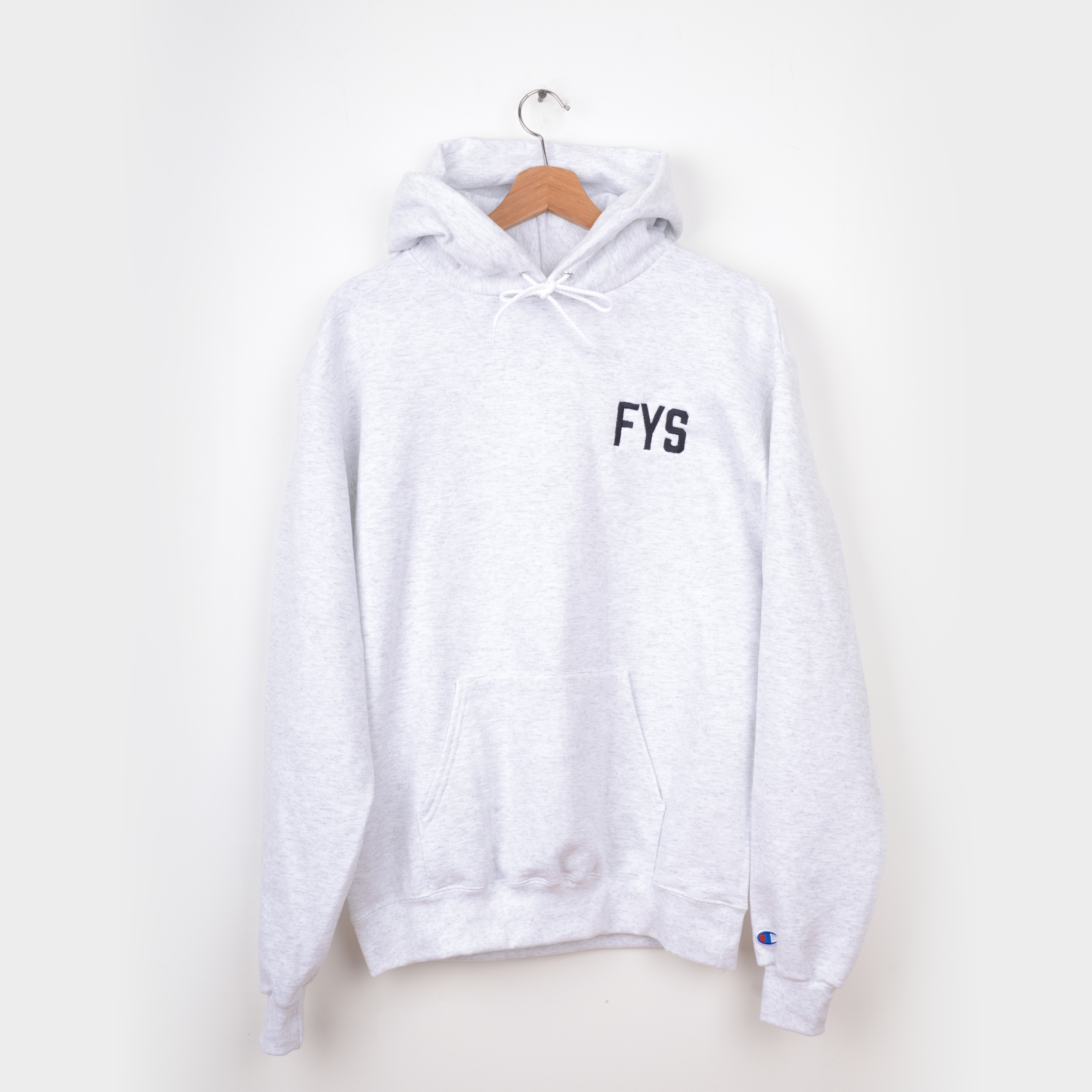 Four Year Strong - Embroidered Logo Hoodie (Ash Gray) T-Shirts, Sweatshirt | CoreVibeTees.com (Image 3)