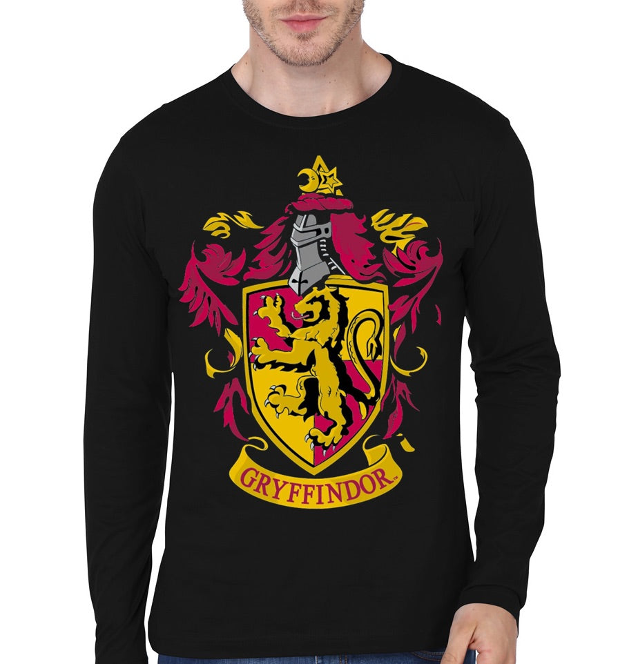 Gryffindor Black Full Sleeve T-Shirt Hoodie, Sweatshirt | CoreVibeTees.com
