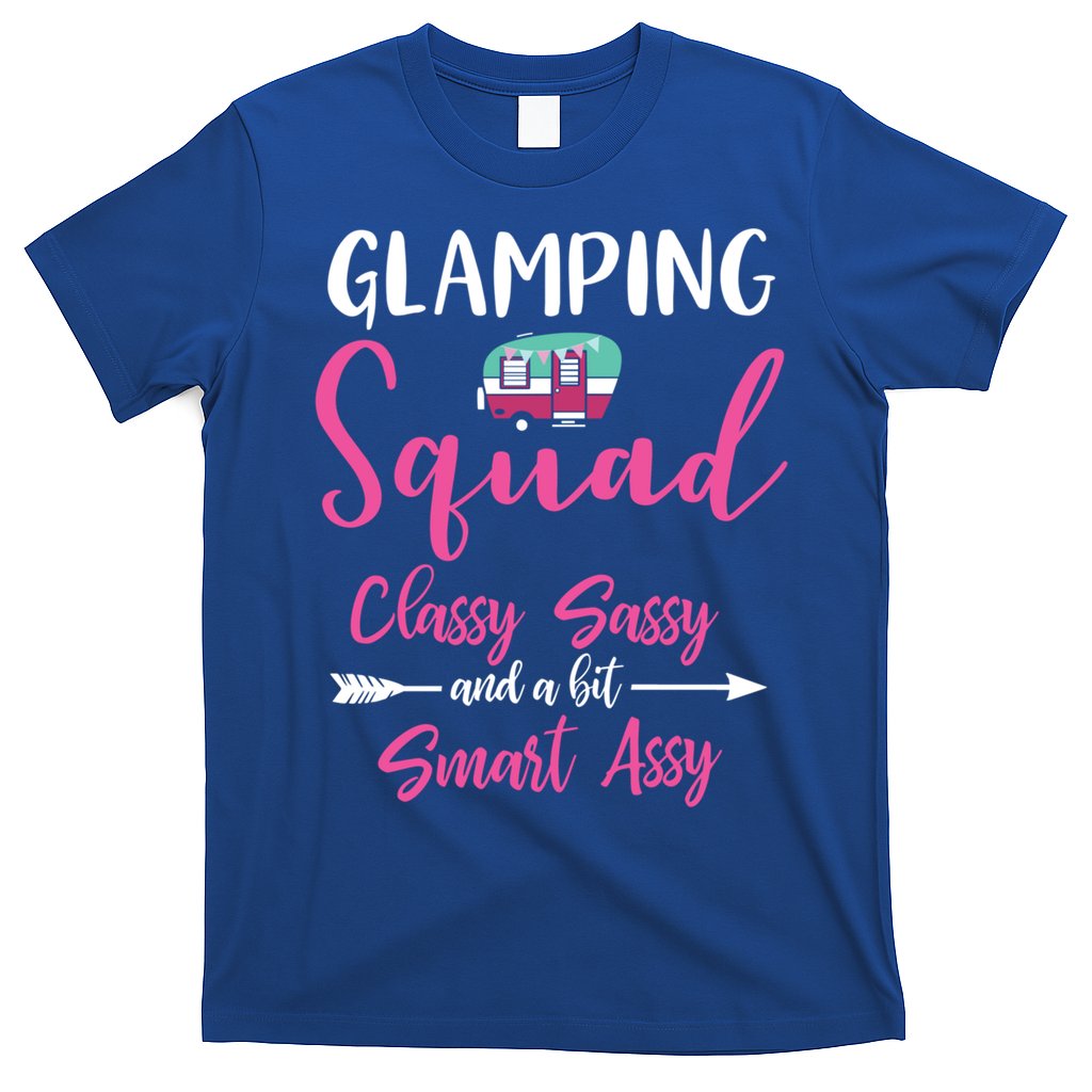 Glamping Squad Funny Matching Family Camping Trip Gift T-Shirt Hoodie, Sweatshirt | CoreVibeTees.com