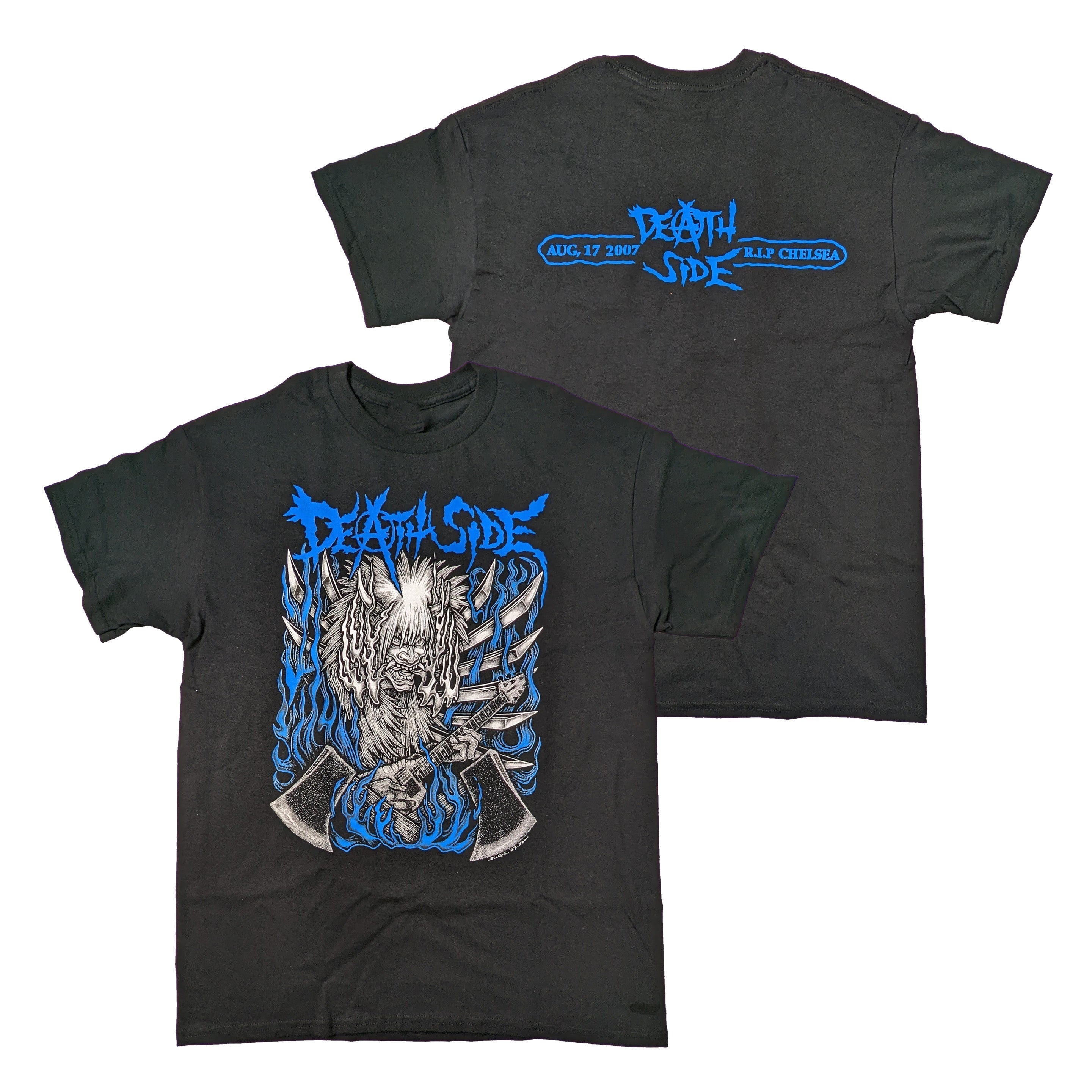 Death Side - Blue Flame t-shirt Hoodie, Sweatshirt | CoreVibeTees.com (Image 1)