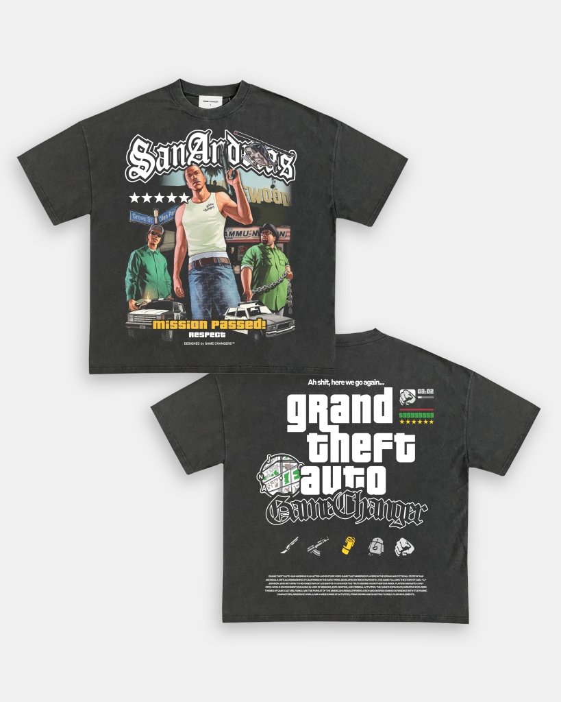 GTA SAN ANDREAS TEE - [DS] Hoodie, Sweatshirt | CoreVibeTees.com (Image 2)