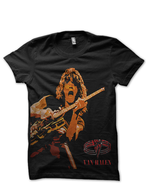 Eddie Van Halen Black T-Shirt Hoodie, Sweatshirt | CoreVibeTees.com