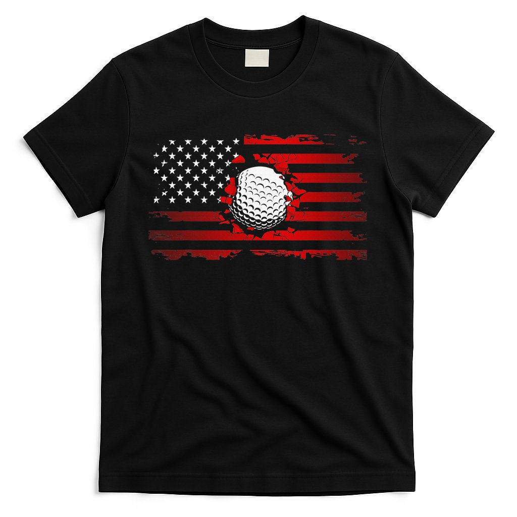 Golf USA Support Team American Flag Golf Sports T-Shirt Hoodie, Sweatshirt | CoreVibeTees.com