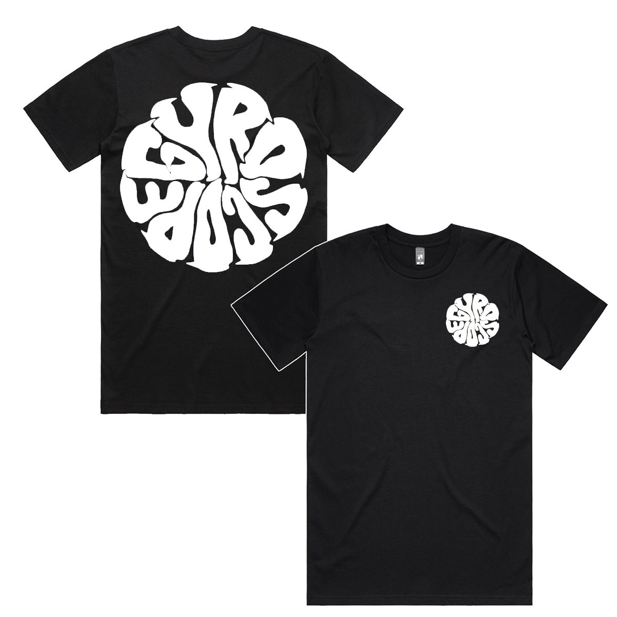 Liquid Logo T-Shirt (Black w/ White Print) Hoodie, Sweatshirt | CoreVibeTees.com