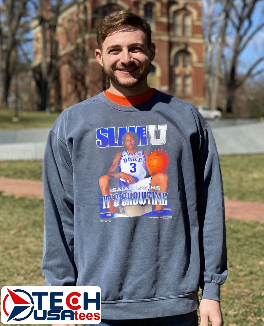SLAM Isaiah Evans it’s Showtime shirt