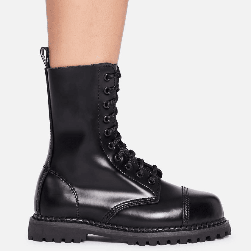 Demonia Steel Toe Ankle Boots Riot-10 Boots T-Shirts, Hoodie, Sweatshirt | CoreVibeTees.com (Image 3)