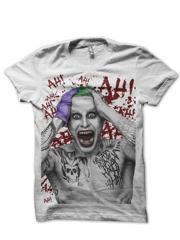 Ha Ha Suicide Squad White Tee Hoodie, Sweatshirt | CoreVibeTees.com
