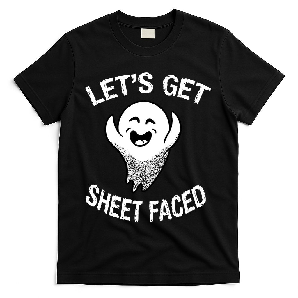 Halloween Let's Get Sheet Faced Ghost T-Shirt Hoodie, Sweatshirt | CoreVibeTees.com