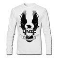 Halo full Sleeve White Tee Hoodie, Sweatshirt | CoreVibeTees.com