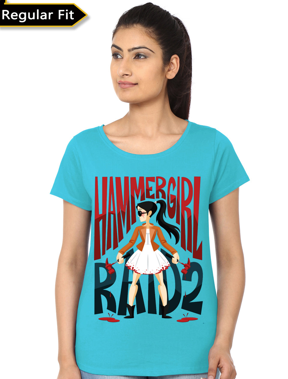 Hammer Girl Light Blue Top T-Shirts, Hoodie, Sweatshirt | CoreVibeTees.com