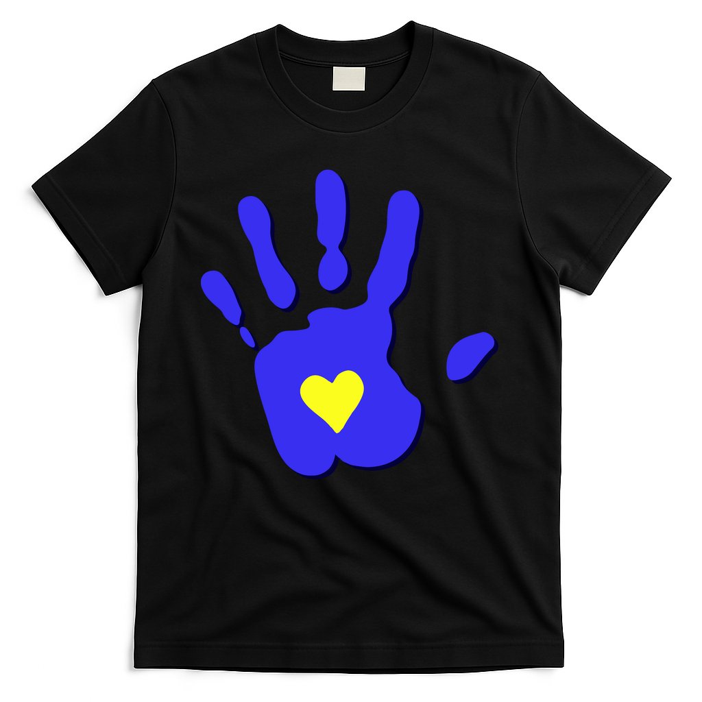 Hand Heart Down Syndrome Awareness T-Shirt Hoodie, Sweatshirt | CoreVibeTees.com