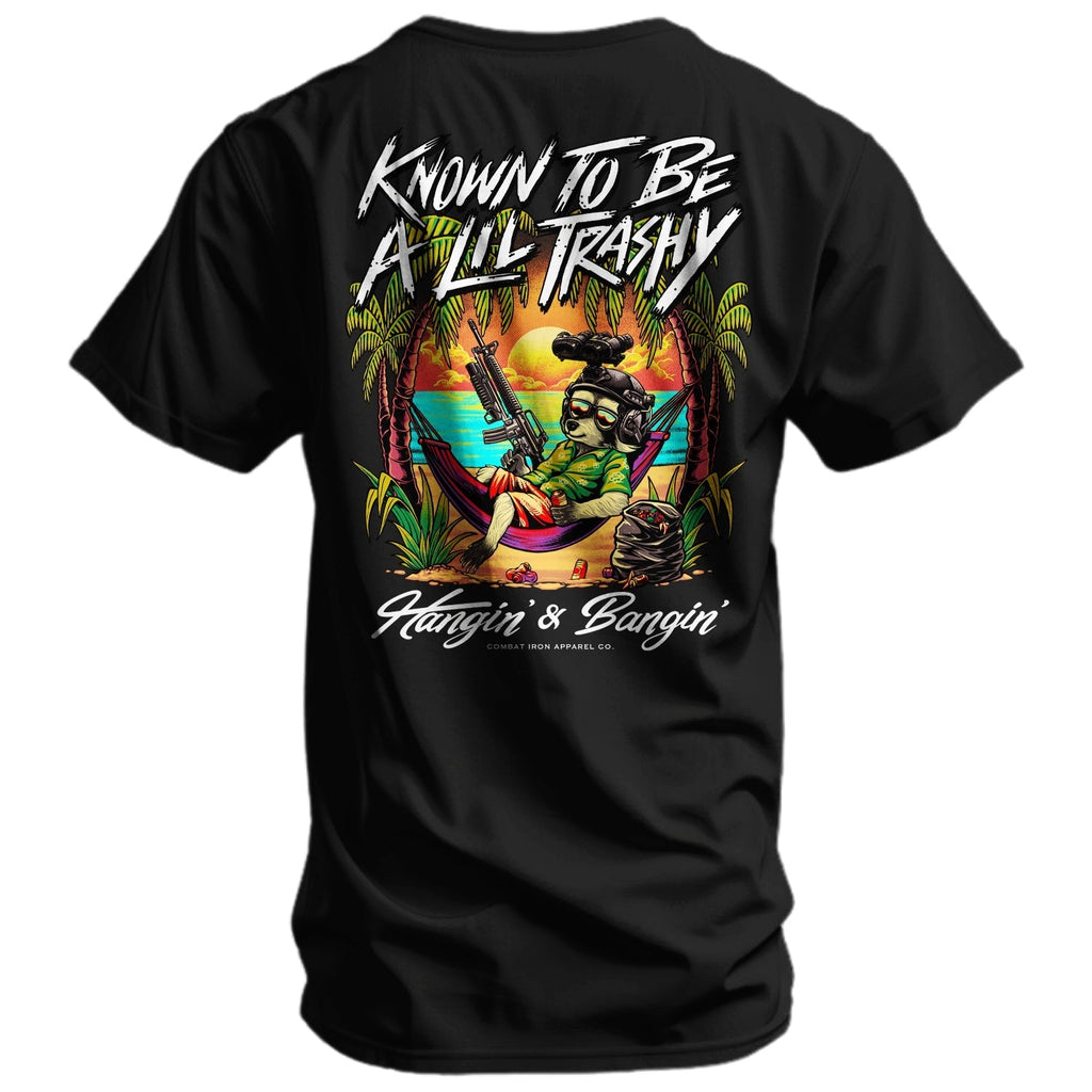 Known To Be A Lil Trashy Raccoon Men's T-Shirt Hoodie, Sweatshirt | CoreVibeTees.com (Image 1)
