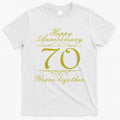 Happy Anniversary 70 Years Together T-Shirt Hoodie, Sweatshirt | CoreVibeTees.com