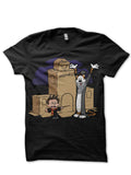 Calvin And Hobbes Black T-Shirt Hoodie, Sweatshirt | CoreVibeTees.com