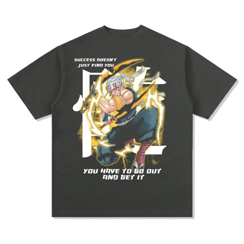 Success doesn't just find you. you have to go out and get it. Tenzen Uzui "Anime" TEE Hoodie, Sweatshirt (Image 3)