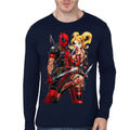 Soulmates Navy Blue Full Sleeve T-Shirt Hoodie, Sweatshirt | CoreVibeTees.com