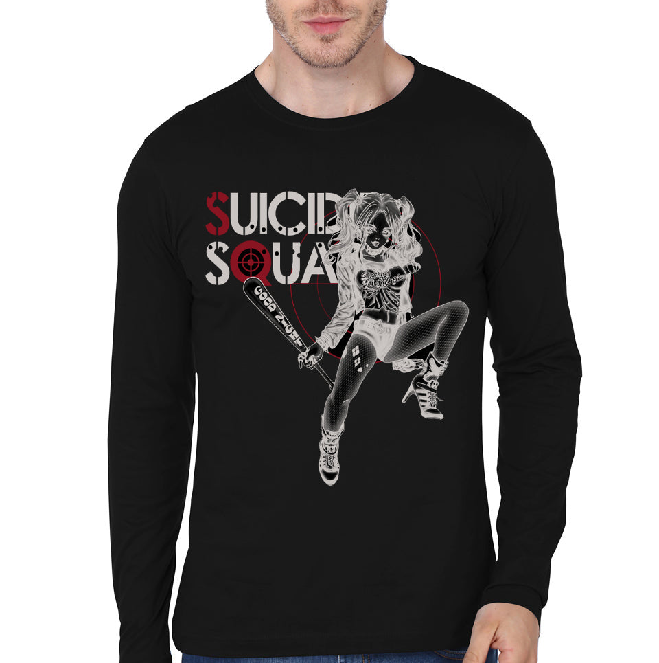 Suicide Squad Black Full Sleeve T-Shirt Style002 Hoodie, Sweatshirt | CoreVibeTees.com