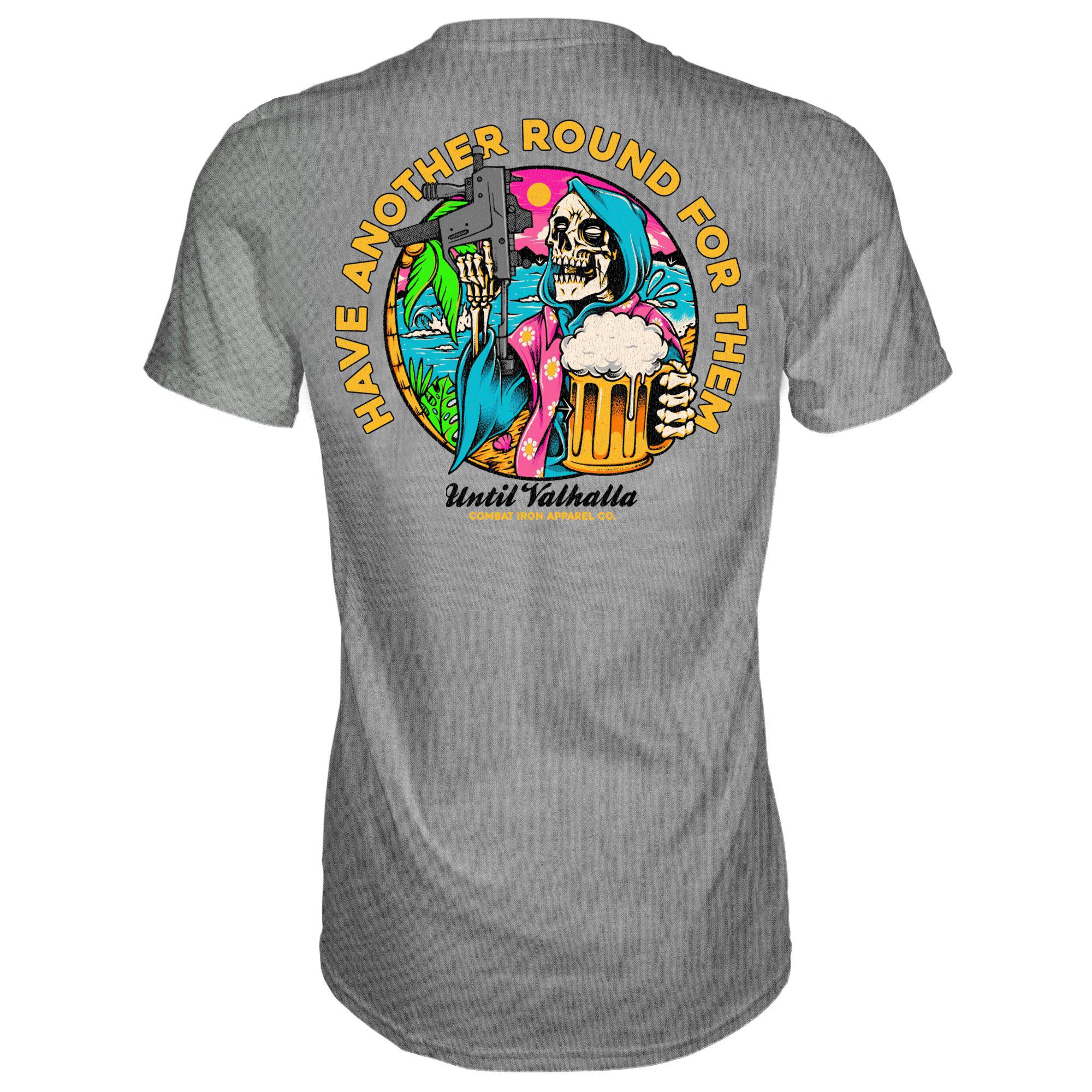 Have Another Round For Them - Until Valhalla Men's T-Shirt Hoodie, Sweatshirt | CoreVibeTees.com (Image 3)