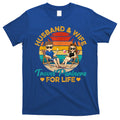 Husband And Wife Travel Partners For Life Beach Traveling T-Shirt Hoodie, Sweatshirt | CoreVibeTees.com