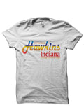Hawkins Indiana White Half Sleeve T-Shirt Hoodie, Sweatshirt | CoreVibeTees.com