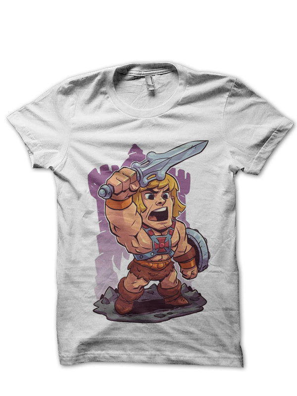 He-Man White T-Shirt Hoodie, Sweatshirt | CoreVibeTees.com