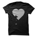 Black Heart Black T-Shirt Hoodie, Sweatshirt | CoreVibeTees.com