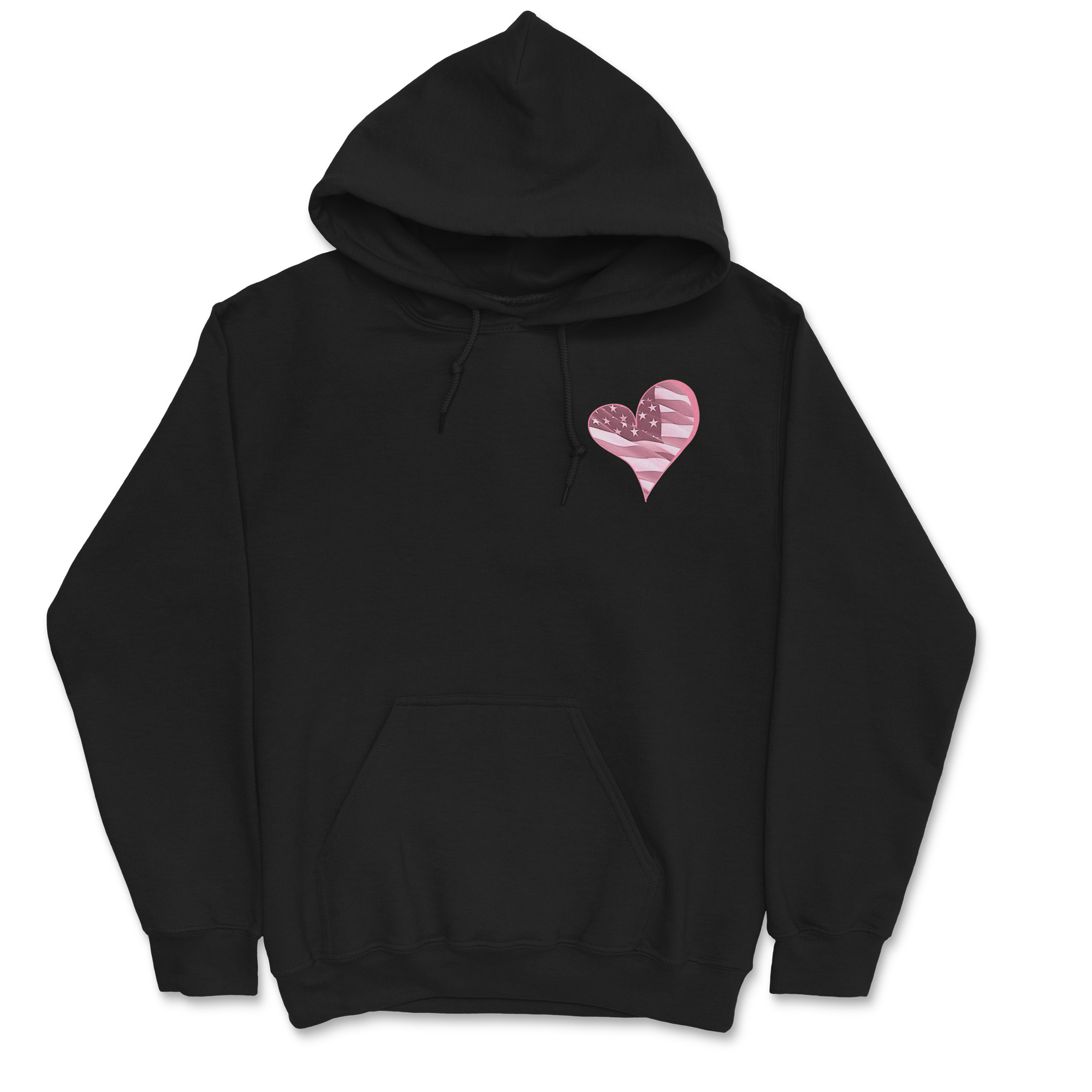 Zoe Day - Heart Hoodie - Black T-Shirts, Sweatshirt | CoreVibeTees.com (Image 2)
