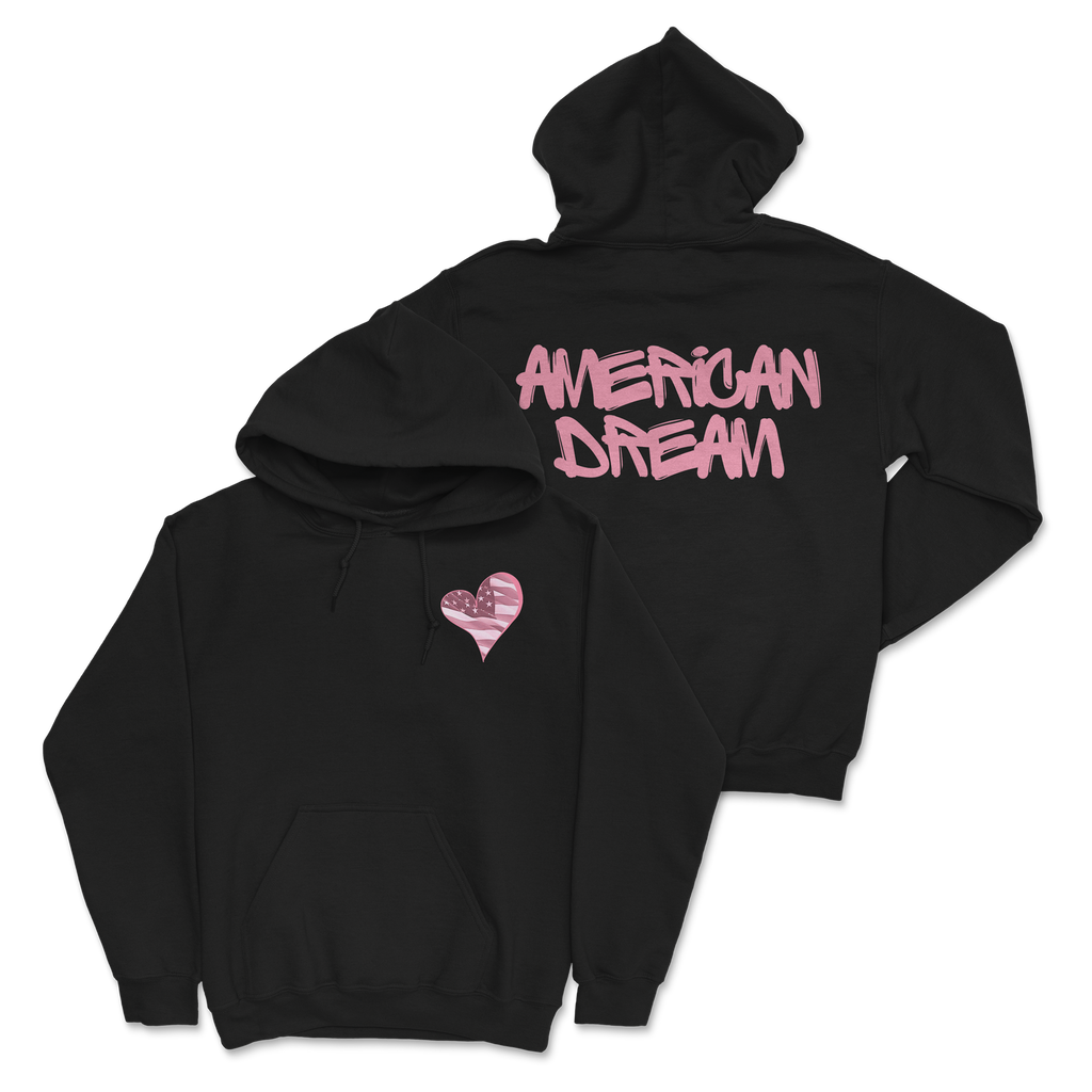 Zoe Day - Heart Hoodie - Black T-Shirts, Sweatshirt | CoreVibeTees.com (Image 1)