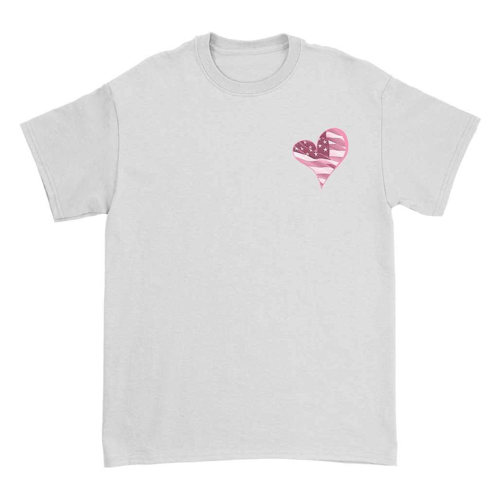 Zoe Day - Heart T-Shirt - White Hoodie, Sweatshirt | CoreVibeTees.com (Image 2)