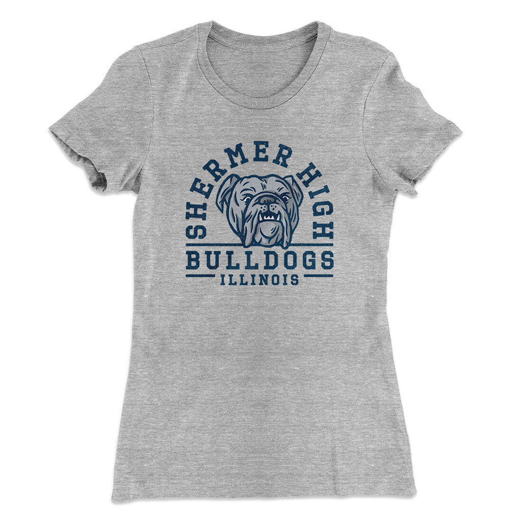 Shermer High Bulldogs Women's T-Shirt Hoodie, Sweatshirt | CoreVibeTees.com (Image 1)