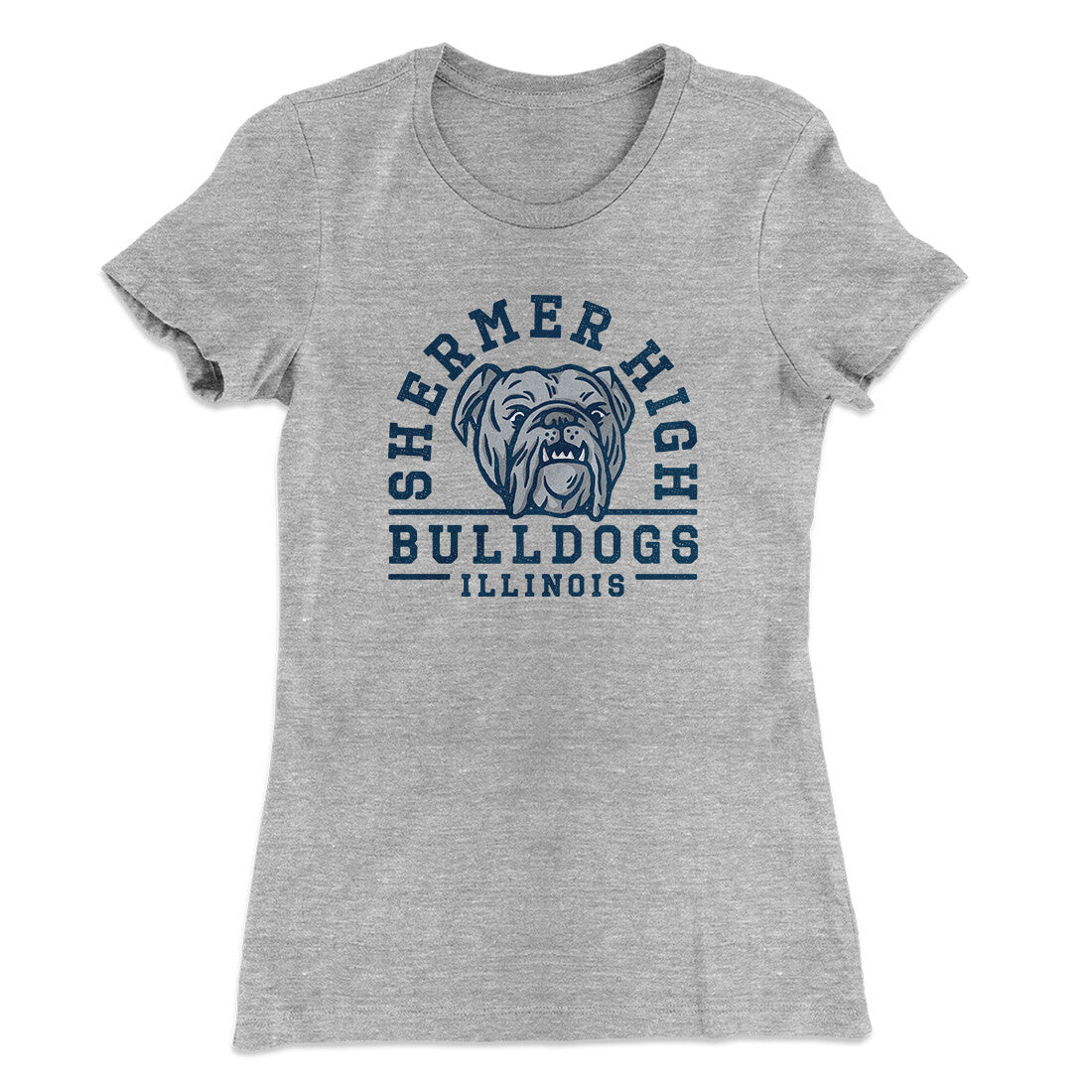 Shermer High Bulldogs Women's T-Shirt Hoodie, Sweatshirt | CoreVibeTees.com (Image 1)
